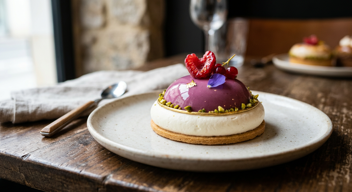 Tartelette Dôme Mon Amour — création Maison Du Gateau à Tarbes