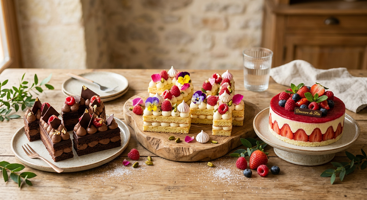 Douceurs de Fête Assorties — création Maison Du Gateau à Tarbes